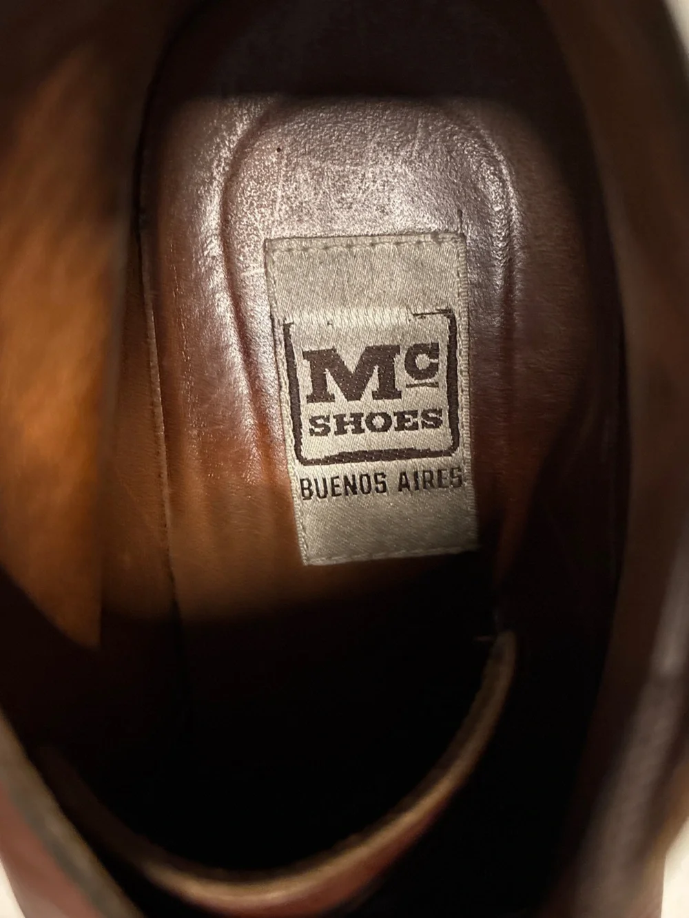 MG Shoes Buenos Aires Men’s Brown Leather Chukka Ankle Boots Lace Up